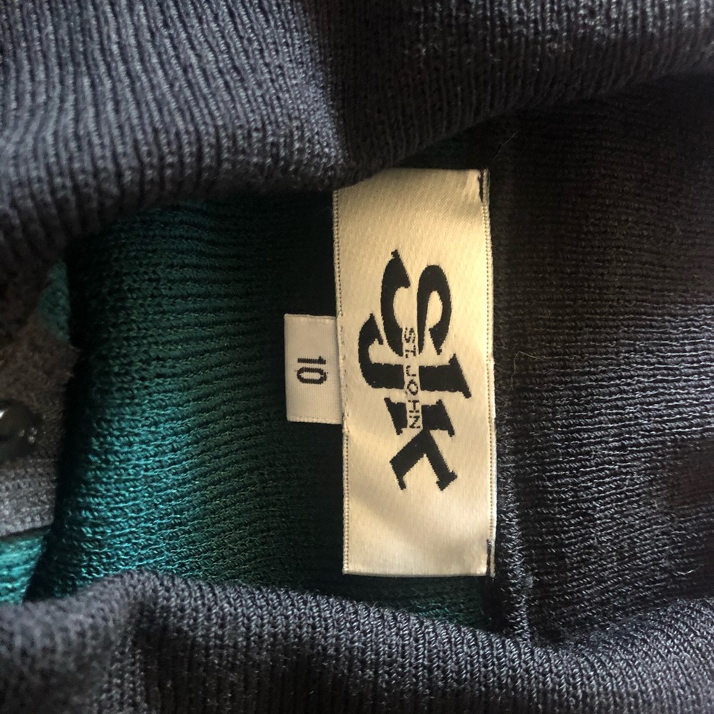 St John sweater zip up 10 classic style